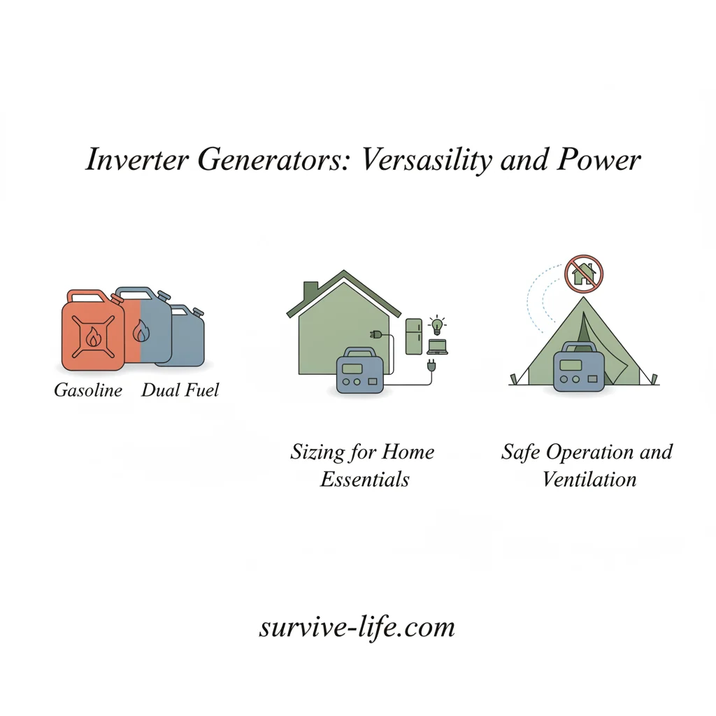 Inverter Generators: Versatility and Power - Illustration