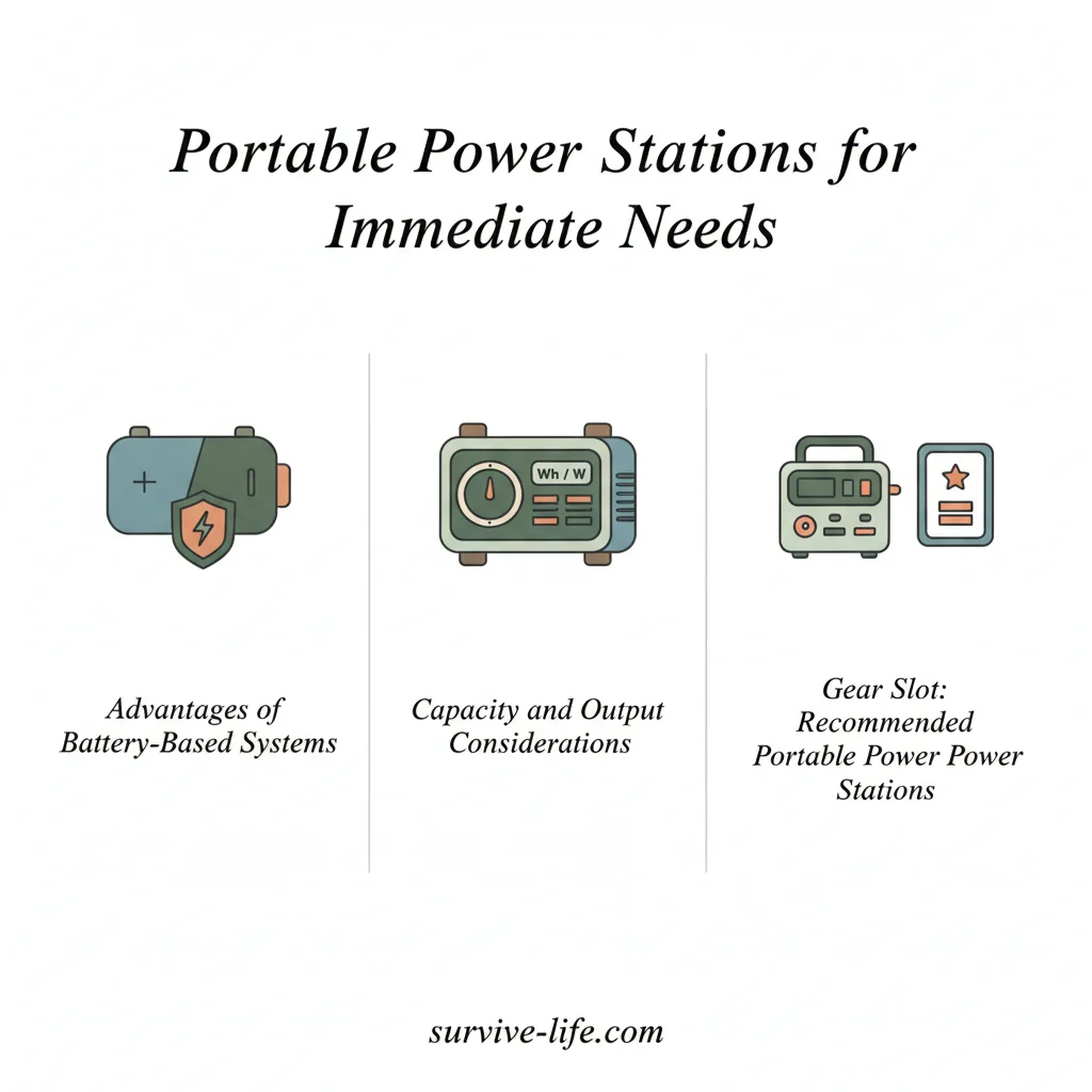 Portable Power Stations for Immediate Needs - Illustration