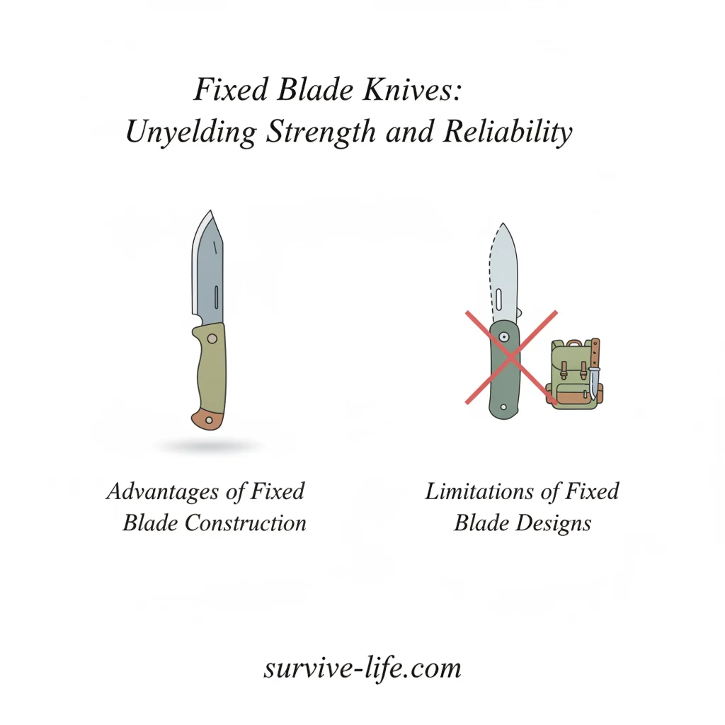 Fixed Blade Knives: Unyielding Strength and Reliability - Illustration
