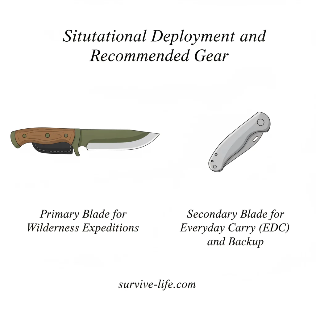 Situational Deployment and Recommended Gear - Illustration
