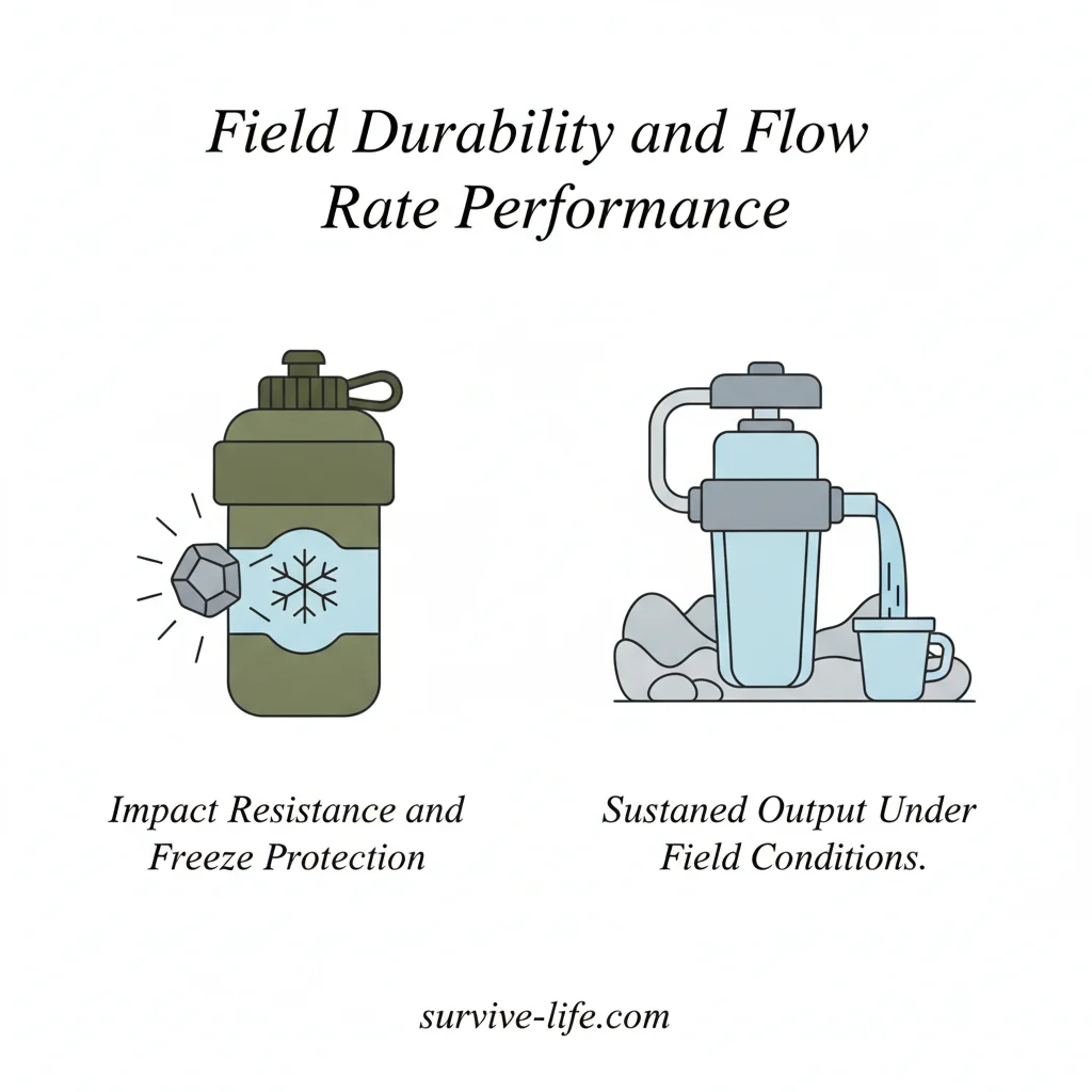 Field Durability and Flow Rate Performance - Illustration