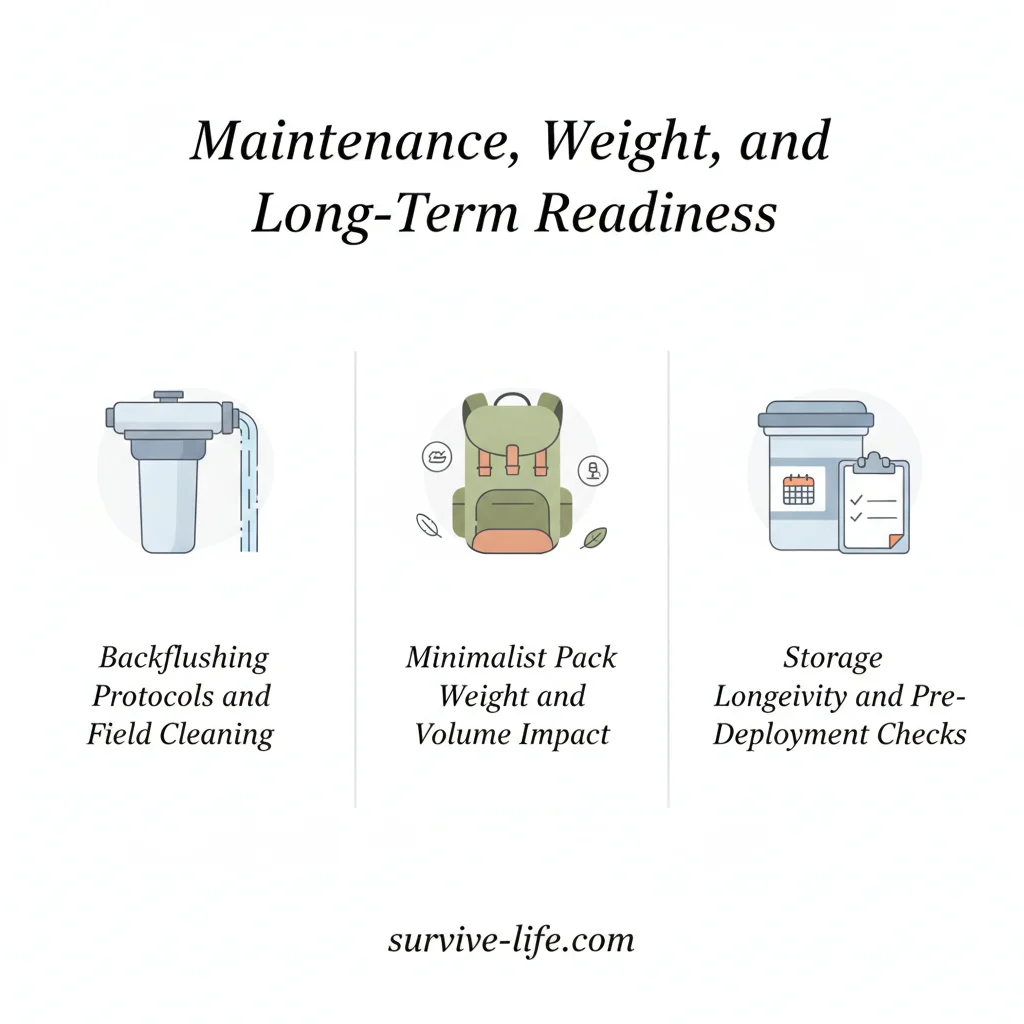 Maintenance, Weight, and Long-Term Readiness - Illustration