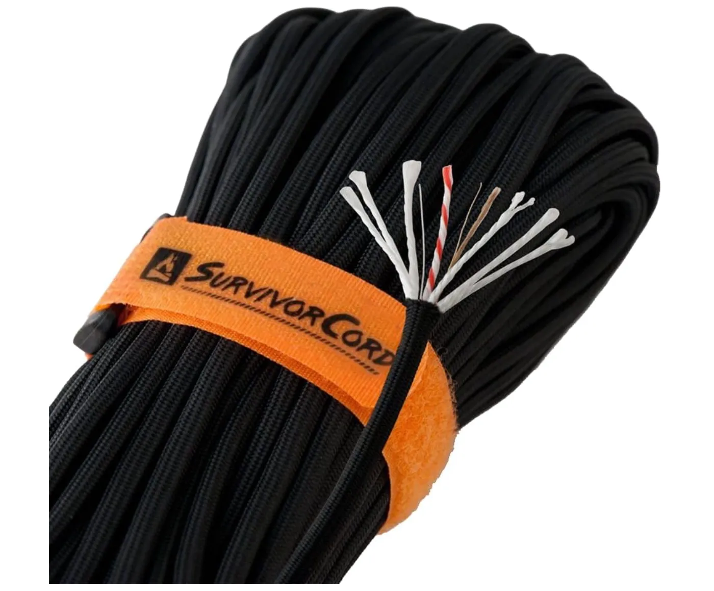550 Paracord with Integrated Fishing Line, Wire, Tinder